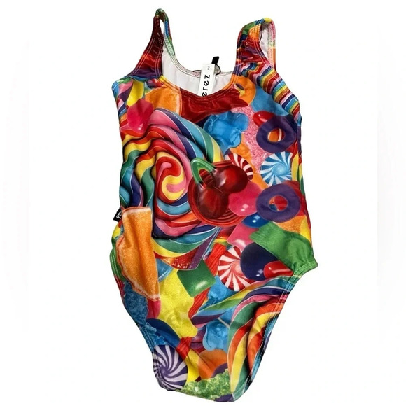 NWT Terez Kid x Dylan’s Candy Bar Candy One Piece 2T - Picture 2 of 5